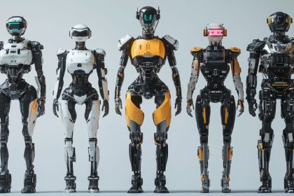 5 robots humanoïdes