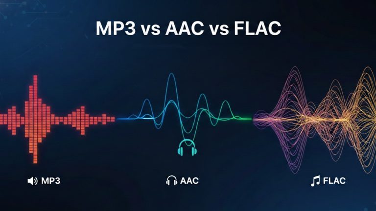 MP3 vs AAC vs FLAC : quel format audio choisir selon la qualité, le ...