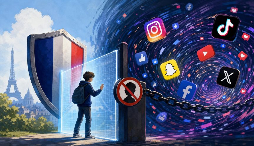 interdiction reseaux sociaux moins de 15 ans