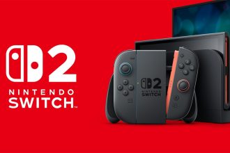 Nintendo Switch 2, visuel officiel de la console dockée avec son logo Switch 2