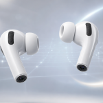 AirPods à caméra, rendu concept