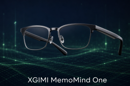 XGIMI MemoMind One, lunettes connectées sans caméra, rendu concept