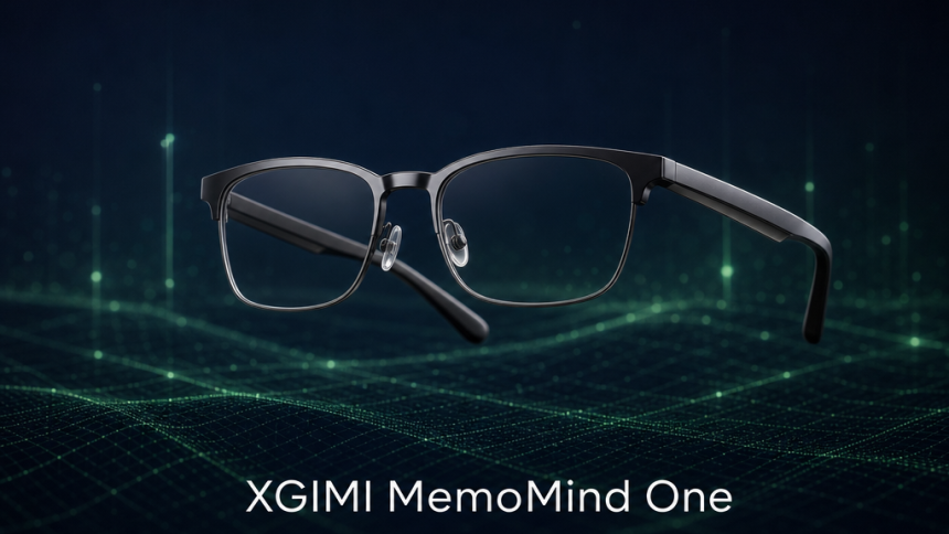 XGIMI MemoMind One, lunettes connectées sans caméra, rendu concept