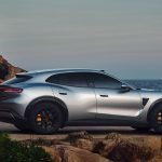 Luxeed RX, coupé-SUV électrique de 586 ch développé par Huawei et Chery, vu de trois-quarts avant
