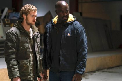 Luke Cage (Mike Colter) et Iron Fist (Finn Jones), photo officielle Marvel