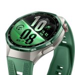 Huawei Watch GT 7 Pro, render officiel avec boîtier en titane et bracelet vert