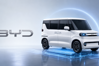 BYD mini citadine électrique pour l'Europe, concept avec batterie X-Pack