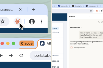 Claude Cowork dans Chrome : le panneau latéral de l'extension Anthropic qui pilote plusieurs onglets
