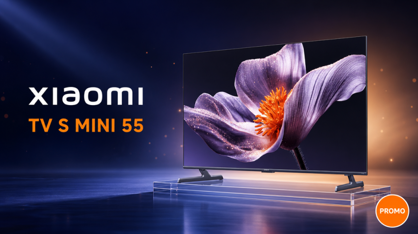 Xiaomi TV S Mini 55, téléviseur, visuel promo