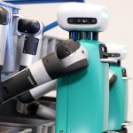 Le robot humanoïde Digit v5 d'Agility Robotics en environnement industriel