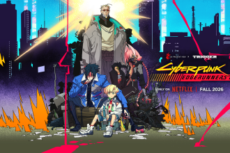 Key art officiel de Cyberpunk: Edgerunners II, la saison 2 de l'anime Netflix présentée au panel Netflix Anime NYC