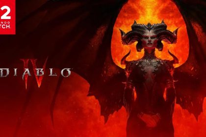 Key art officiel de Diablo IV en préparation sur Nintendo Switch 2