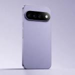 Smartphone Google Pixel 11 Pro, vue arrière avec barre photo transversale