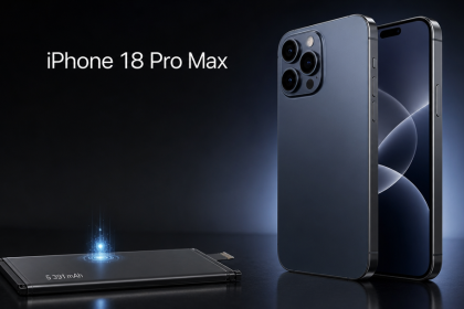 iPhone 18 Pro Max, rendu concept avec sa batterie de 5 391 mAh fuitée