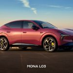 XPeng Mona L03, SUV électrique de la gamme MONA, rendu officiel au bord de la mer