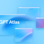 Art officiel OpenAI du navigateur IA ChatGPT Atlas