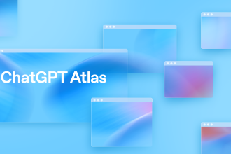 Art officiel OpenAI du navigateur IA ChatGPT Atlas