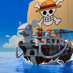 LEGO One Piece : visuel officiel du trailer principal du spécial animé Netflix, le Going Merry et les Straw Hats en LEGO sur l'océan