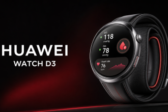 Huawei Watch D3, rendu concept du tensiomètre connecté