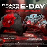 Les deux manettes Xbox sans fil édition limitée Gears of War: E-Day