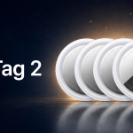 Apple AirTag 2 pack de 4, visuel promo avec badge PROMO