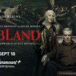 Key art officiel de MobLand saison 2 avec Tom Hardy, Pierce Brosnan et Helen Mirren, sur Paramount+