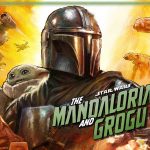 Affiche officielle de The Mandalorian and Grogu, le film Star Wars de Jon Favreau, avec Din Djarin et Grogu