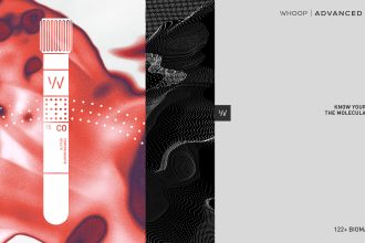 Visuel officiel Whoop Advanced Labs, prise de sang et biomarqueurs