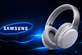 Samsung Galaxy H1, premier casque over-ear de Samsung - rendu concept avec logo Samsung