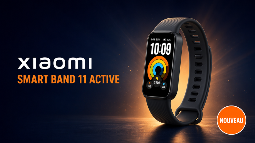 Xiaomi Smart Band 11 Active, bracelet connecté, visuel produit