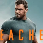 Alan Ritchson dans l'affiche officielle de Reacher saison 4 sur Prime Video