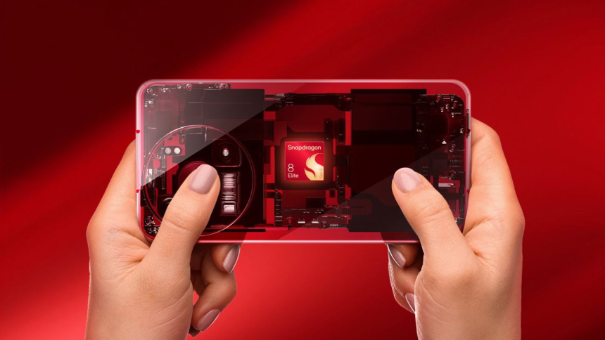 Visuel officiel Qualcomm du Snapdragon 8 Elite, le SoC présenté au Snapdragon Summit 2026