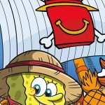 One Piece x Bob l'éponge : visuel officiel du Happy Meal McDonald's crossover mondial