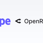 Logos officiels Stripe et OpenRouter côte à côte, acquisition de 10 milliards de dollars