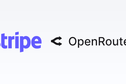Logos officiels Stripe et OpenRouter côte à côte, acquisition de 10 milliards de dollars
