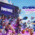 Key art officiel Fortnite Chapter 7 Season 4 Override : le cerf de 99 Nights in the Forest (Roblox) parmi les personnages Gaming Legends, avec le logo Fortnite