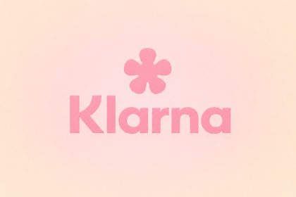 Wordmark officiel Klarna en rose sur fond pastel, pour l'article sur l'intégration du BNPL chez J.P. Morgan Payments