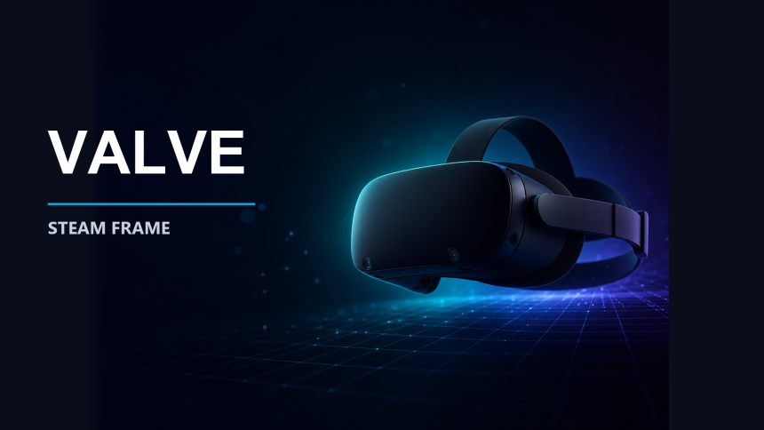 Valve Steam Frame, casque VR autonome de Valve, rendu concept