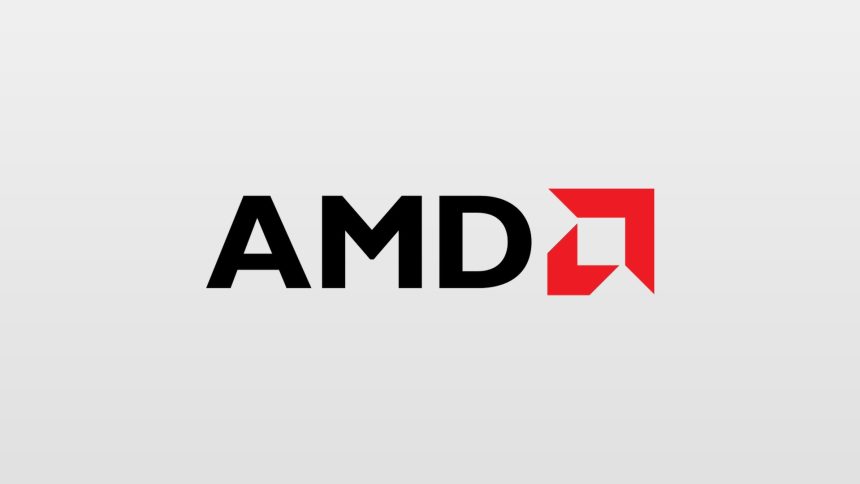 Logo officiel AMD avec le nom, sur fond clair, illustrant le rachat de Taalas
