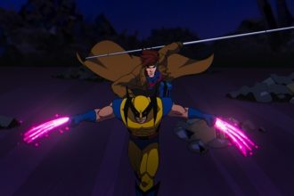 Image officielle de X-Men '97, Wolverine et Gambit en action dans la bataille de Genosha
