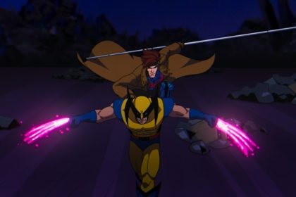 Image officielle de X-Men '97, Wolverine et Gambit en action dans la bataille de Genosha
