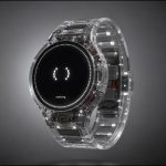 Rendu concept de la première smartwatch transparente Nothing