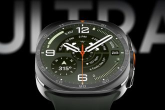 Galaxy Watch Ultra 2, rendu de presse officiel de la montre connectée en titane de Samsung