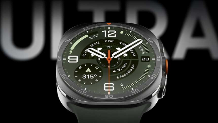 Galaxy Watch Ultra 2, rendu de presse officiel de la montre connectée en titane de Samsung