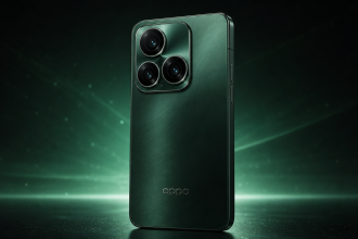 Oppo Find X10 Pro Max vu de dos avec son triple capteur photo de 200 MP, rendu concept