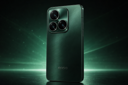 Oppo Find X10 Pro Max vu de dos avec son triple capteur photo de 200 MP, rendu concept