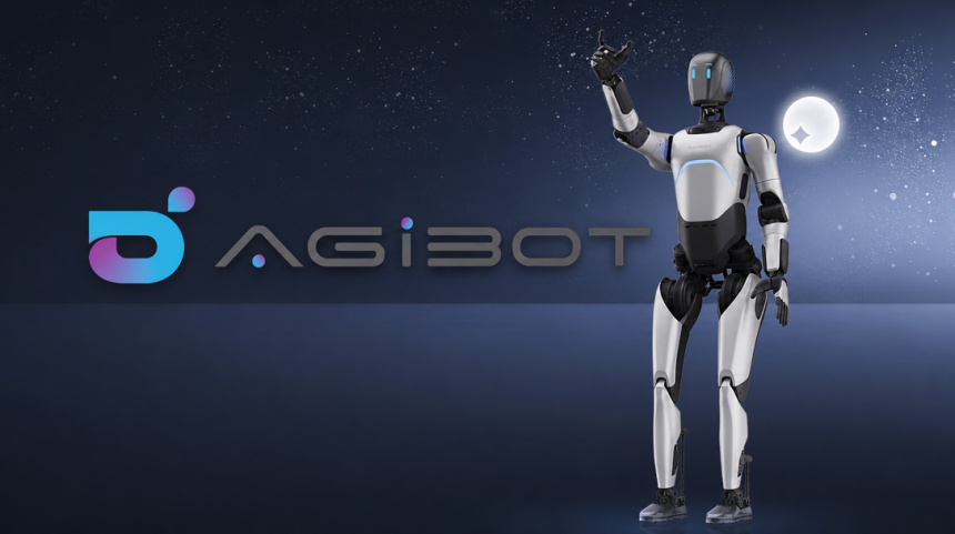 Robot humanoïde AgiBot A2 Ultra avec le logo AGIBOT, image featured de l'article sur son n°1 mondial des robots humanoïdes