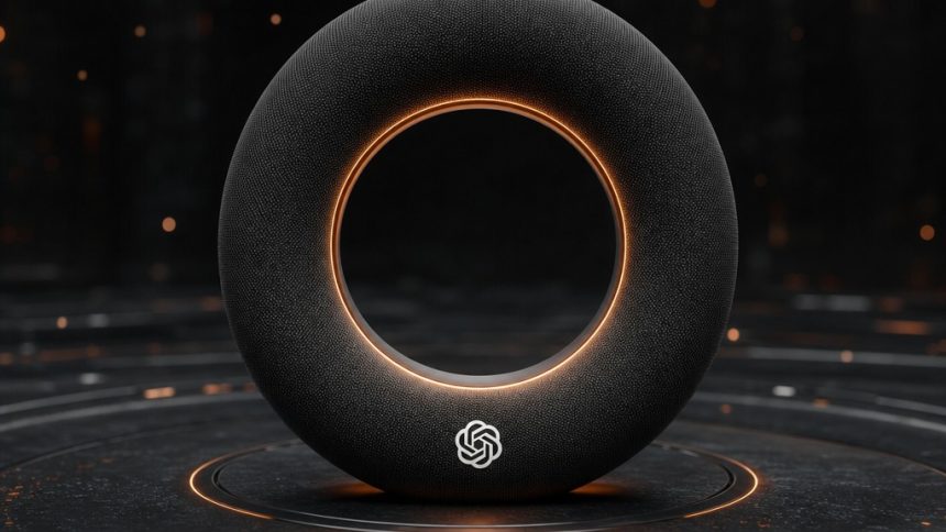 Concept de l'enceinte connectée donut d'OpenAI, conçue avec Jony Ive (LoveFrom)