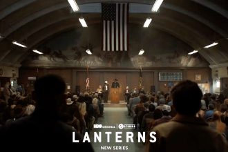 Affiche officielle de Lanterns, la série HBO/DC Studios avec Kyle Chandler et Aaron Pierre, annoncée pour le 16 août 2026