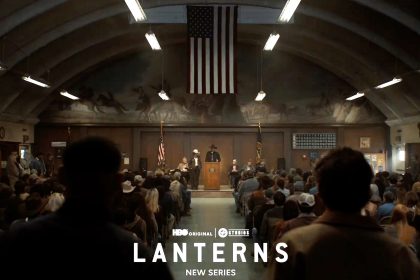 Affiche officielle de Lanterns, la série HBO/DC Studios avec Kyle Chandler et Aaron Pierre, annoncée pour le 16 août 2026